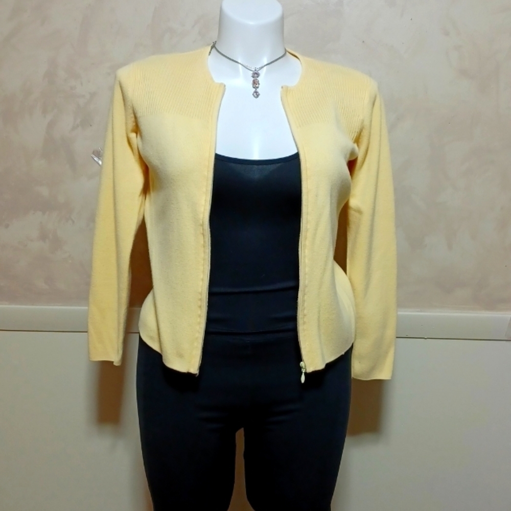 Talbots Cardigan Size S in yellow